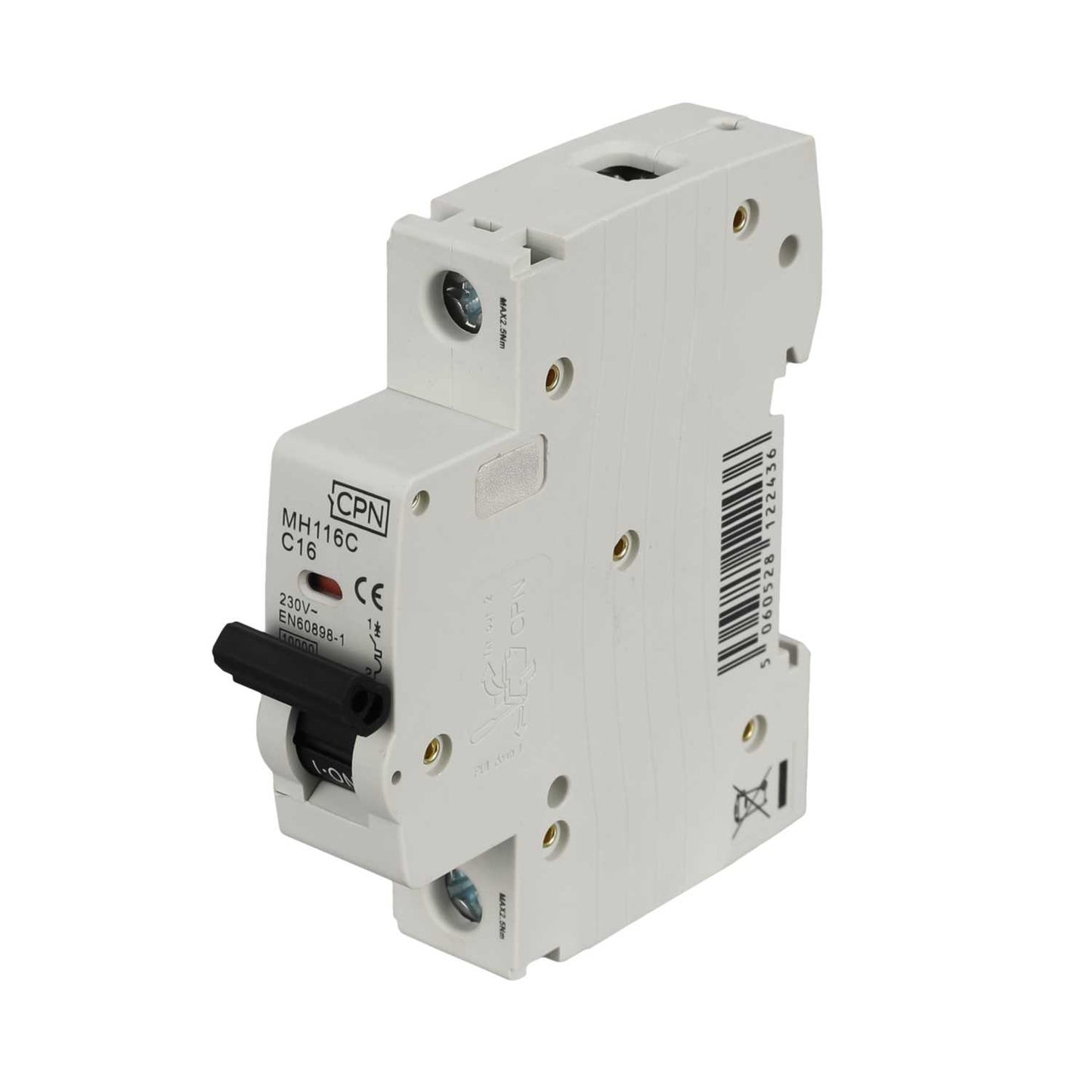 Cudis 16A Single Pole 10kA C Curve MCB