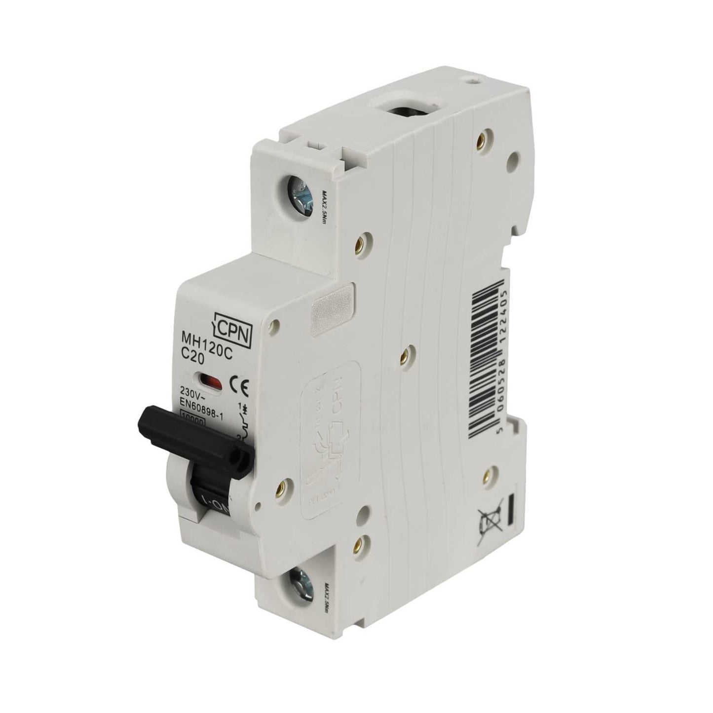 Cudis 20A Single Pole 10kA C Curve MCB