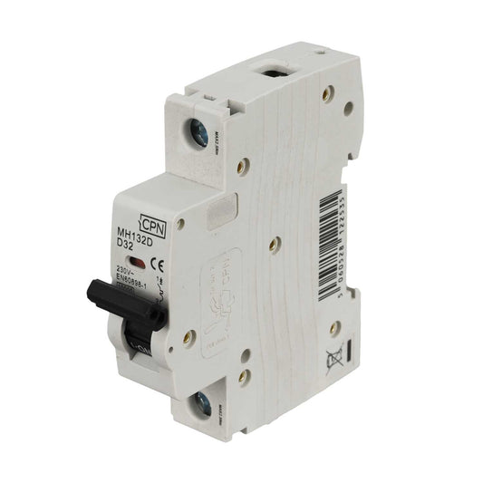 Cudis 32A Single Pole 10kA D Curve MCB