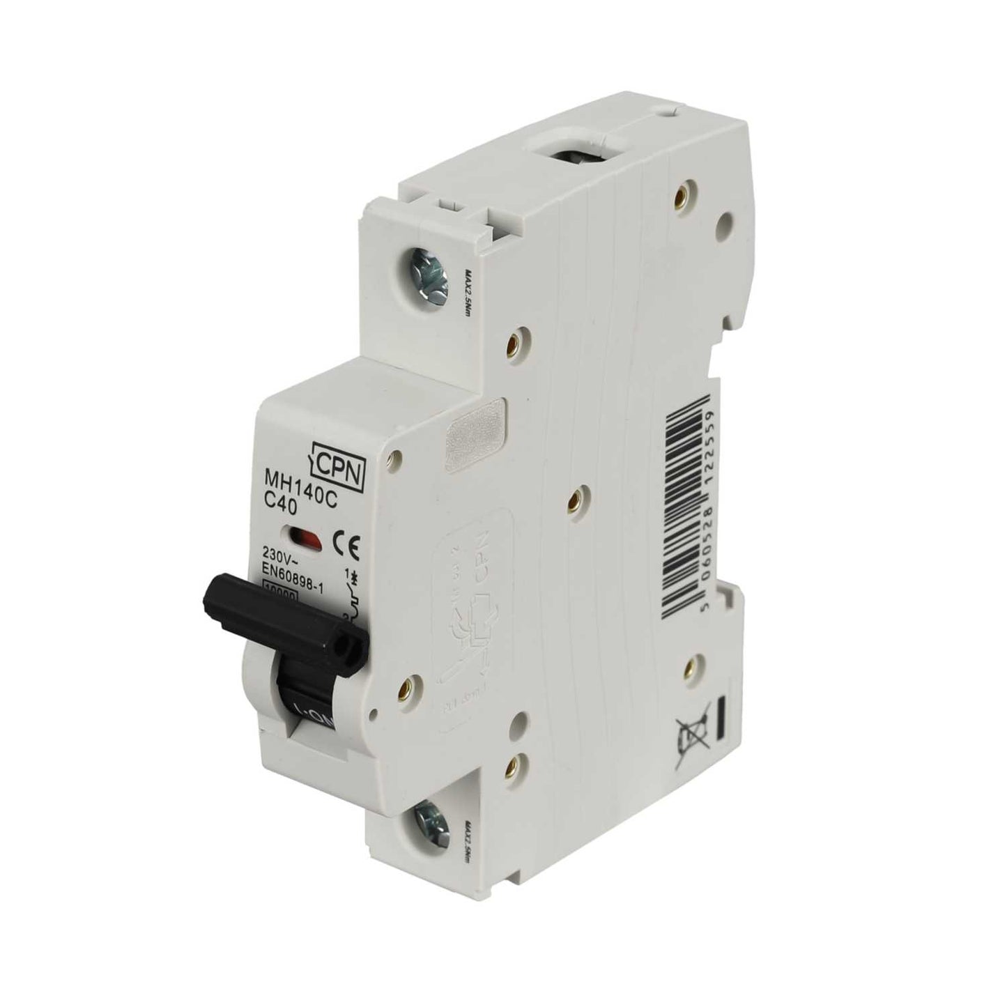 Cudis 40A Single Pole 10kA C Curve MCB