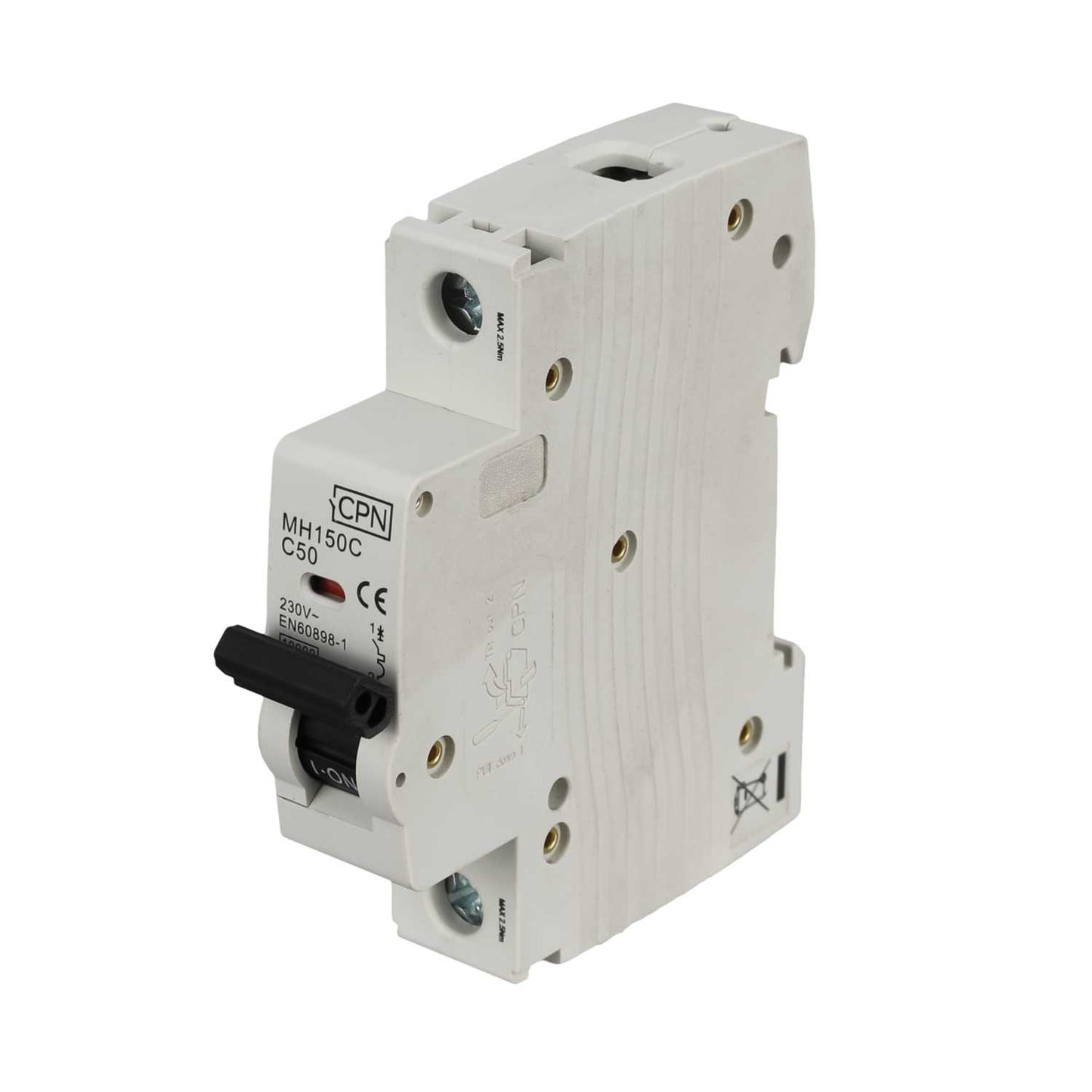 Cudis 50A Single Pole 10kA C Curve MCB