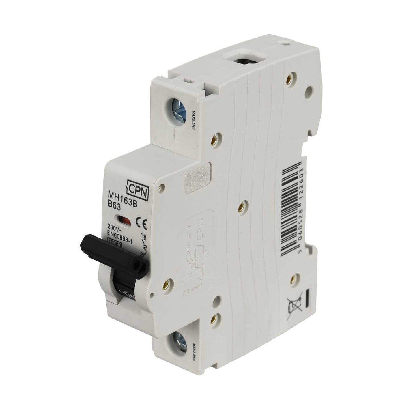 Cudis 63A Single Pole 10kA B Curve MCB