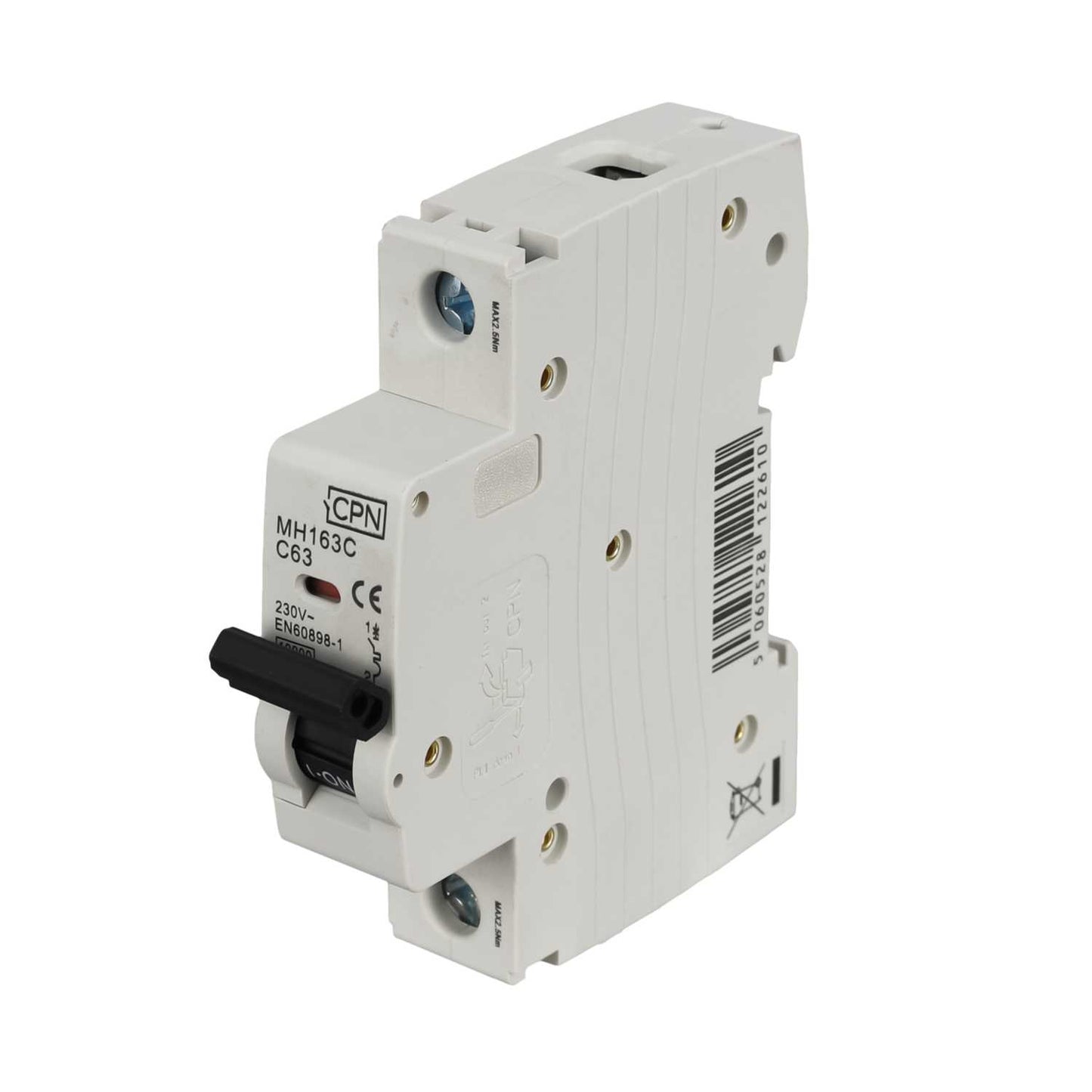 Cudis 63A Single Pole 10kA C Curve MCB