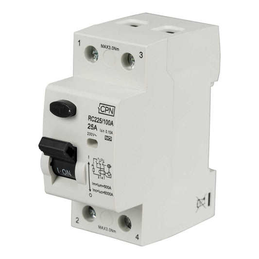 Cudis 25A 2 Pole 100mA Type A RCD