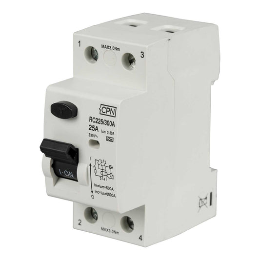 Cudis 25A 2 Pole 300mA Type A RCD