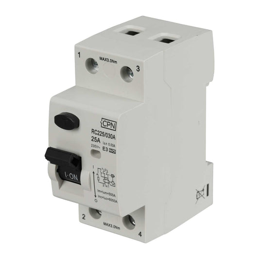 Cudis 25A 2 Pole 30mA Type A RCD