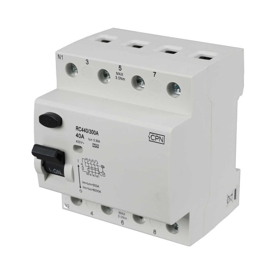 Cudis 40A 4 Pole 300mA Type A RCD