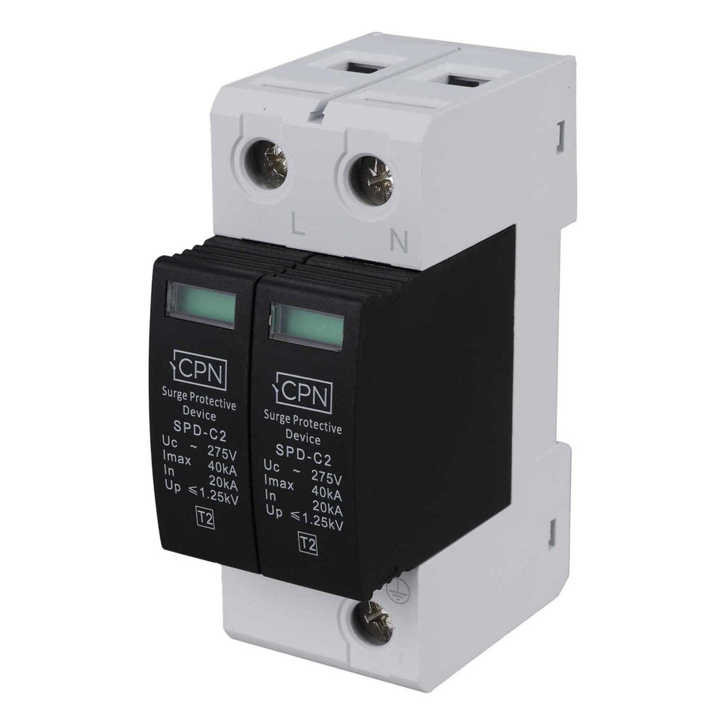Cudis 40kA 2 Module 2 Pole Type 2 Surge Protector