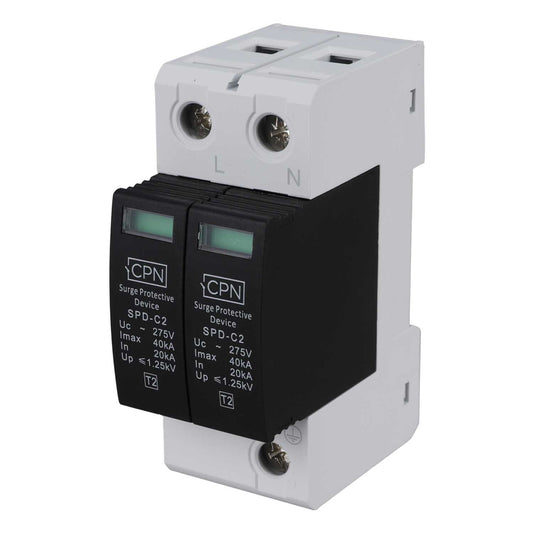 Cudis 40kA 2 Module 2 Pole Type 2 Surge Protector