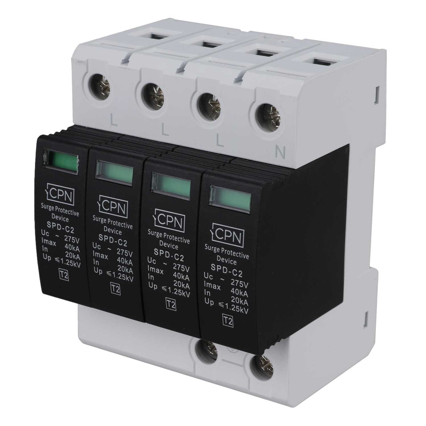 Cudis 40kA 4 Module 4 Pole Type 2 Surge Protector