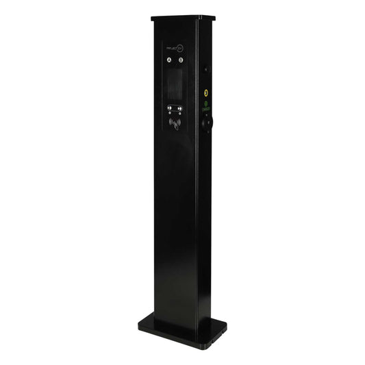 Project EV 22kW Pro Earth AC Floor Charger with 2 x 32A Type 2 Sockets and Rfid