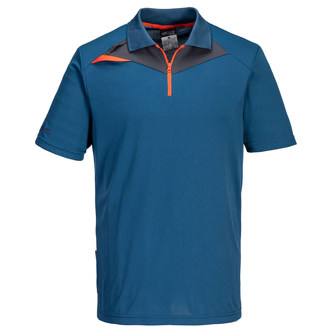 DX4 Polo Shirt S/S, L, R, Metro Blue