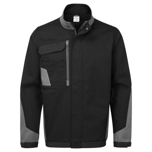 WX1 Lightweight Cotton Work Jacket, 4XL, R, Black/Grey