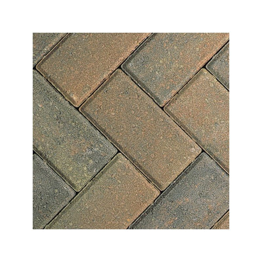 BRADSTONE EUROPA DRIVEWAY PAVIOUR 200 x 100 x 60mm AUTUMN 40209