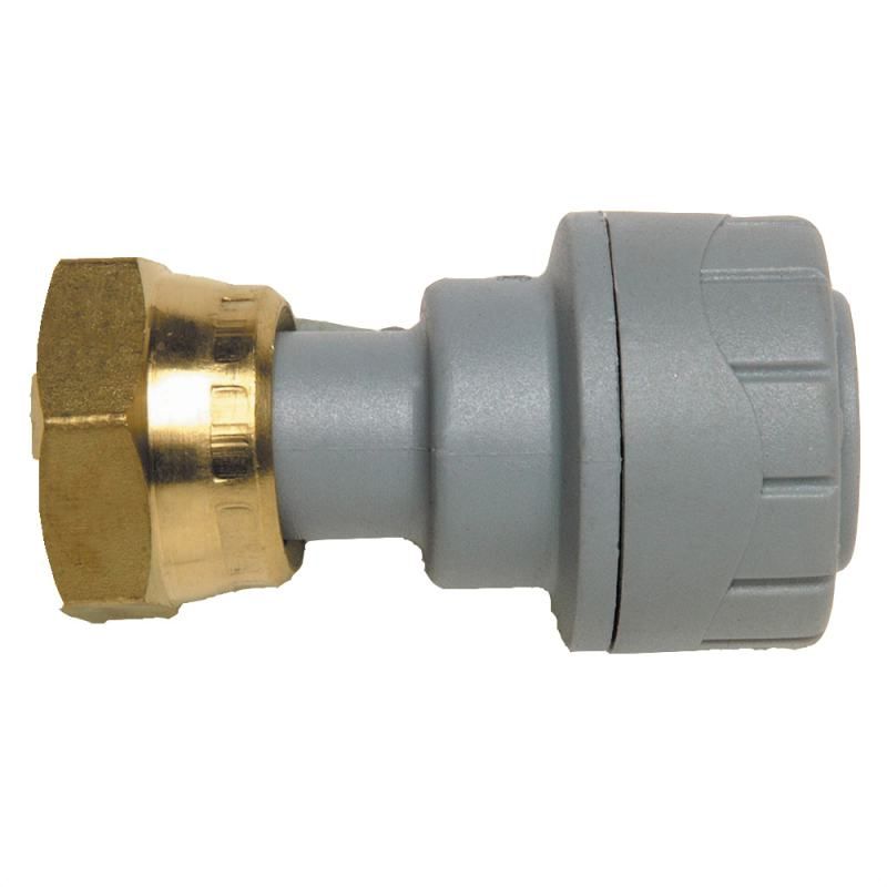 POLYPIPE POLYPLUMB STRAIGHT TAP CONNECTOR 15mm x 1/2" PB715