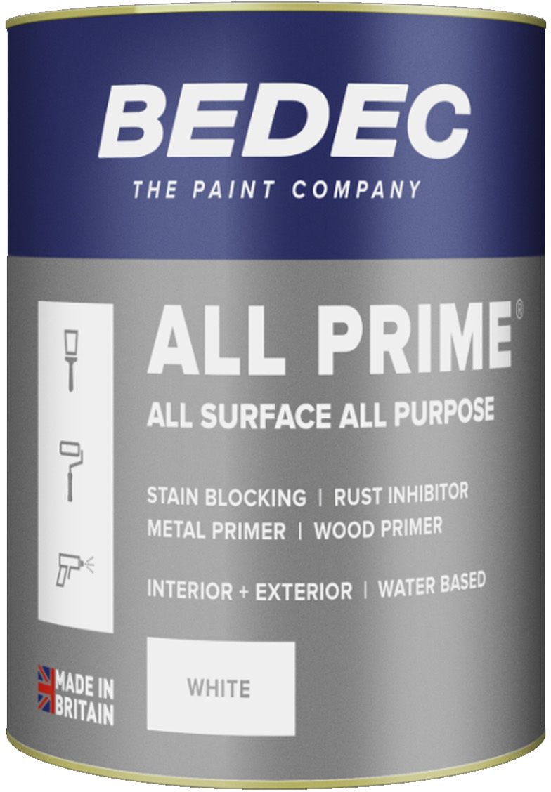 BEDEC ALL PRIME ALL SURFACE PRIMER 750ml WHITE BEDE2PR0002/28