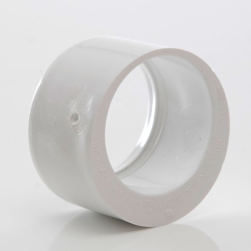 POLYPIPE MUPVC REDUCER 50 x 40mm MU311 MU311W WHITE