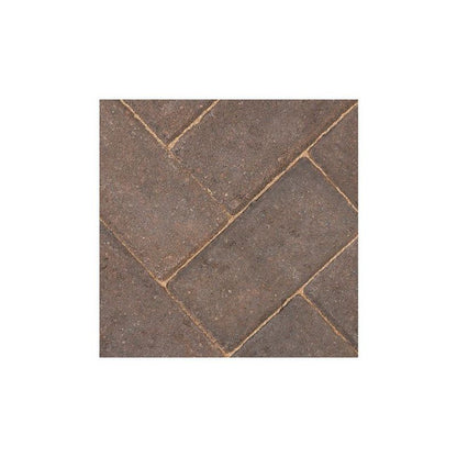 BRADSTONE DRIVEWAY PAVIOUR 200 x 100 x 50mm BURNT OKER 40726