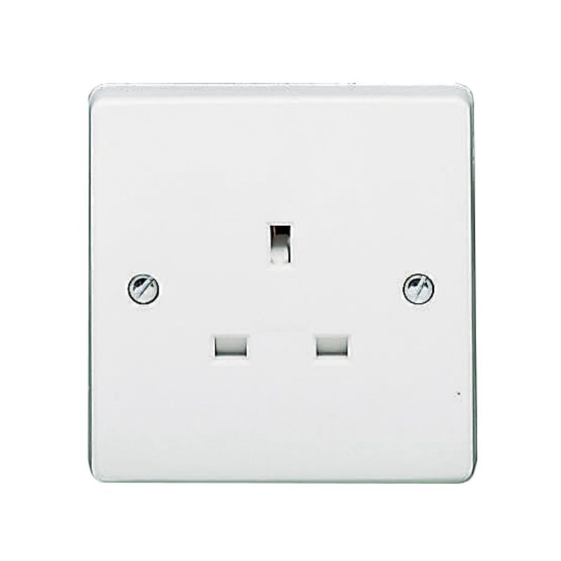 CRABTREE 7255 1-GANG UNSWITCHED SOCKET 13a
