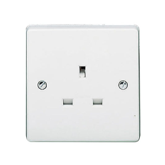 CRABTREE 7255 1-GANG UNSWITCHED SOCKET 13a