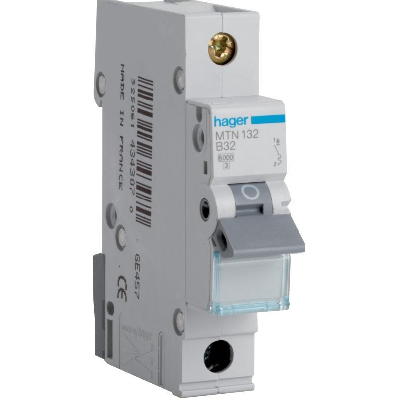 HAGER NCN120A MCB SP 20A