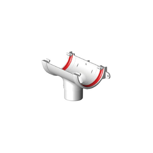 FREEFLOW ROUND RUNNING OUTLET WHITE FRR605