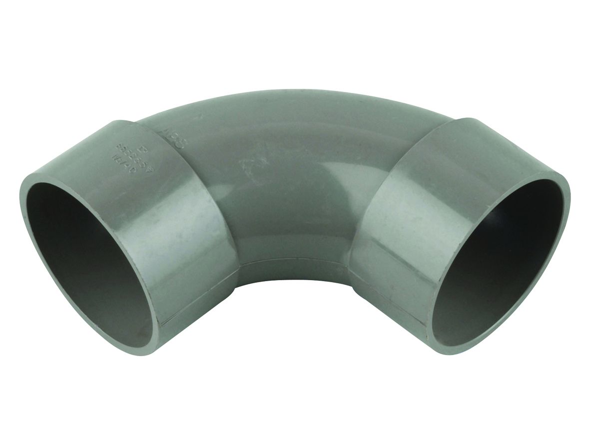 OSMAWELD 4Z161 ABS BEND 90deg 32mm 4Z161G GREY