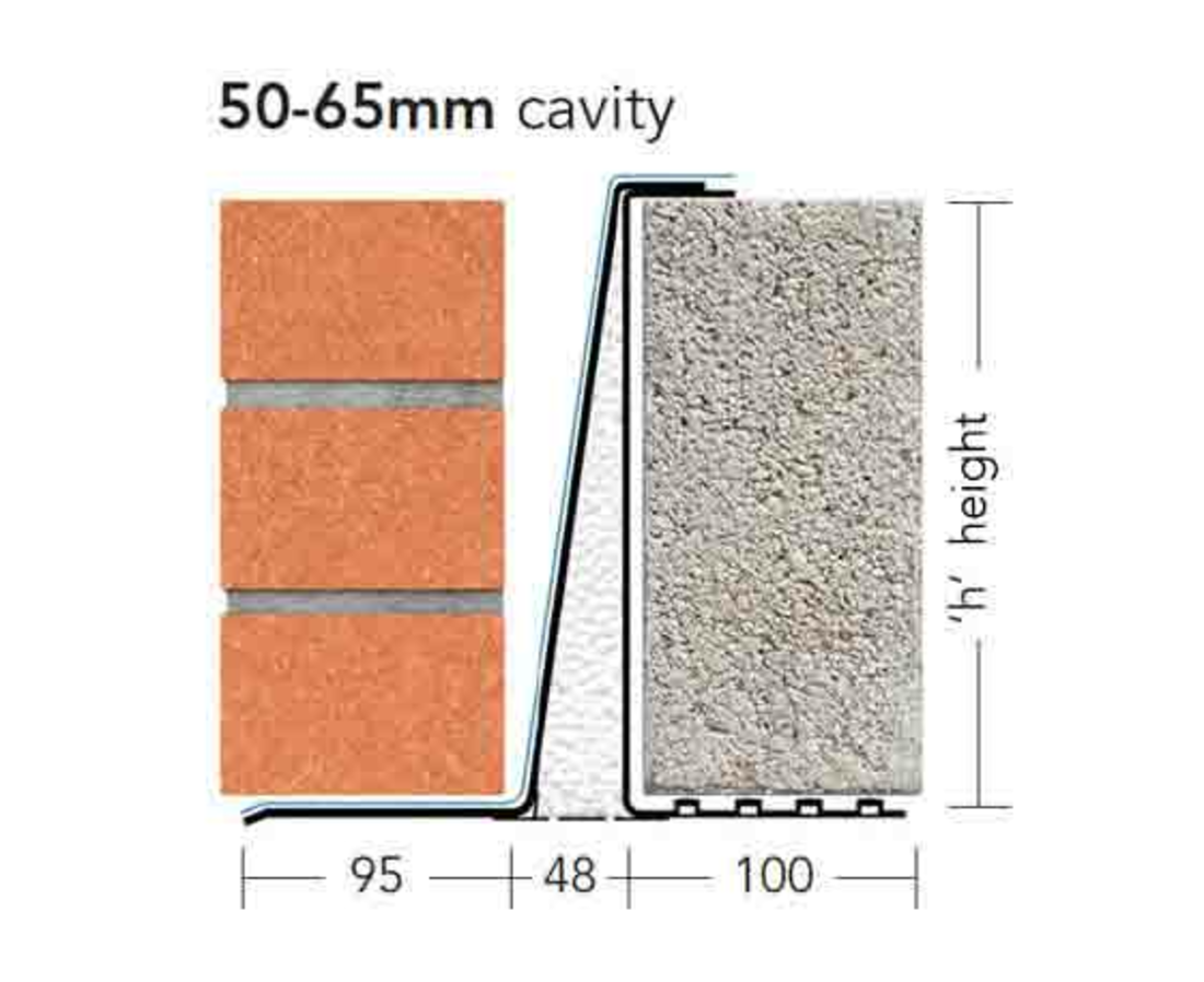 KEYSTONE C/W EXTRA H/D LINTEL CFS/K-50 4650mm KCFS5465
