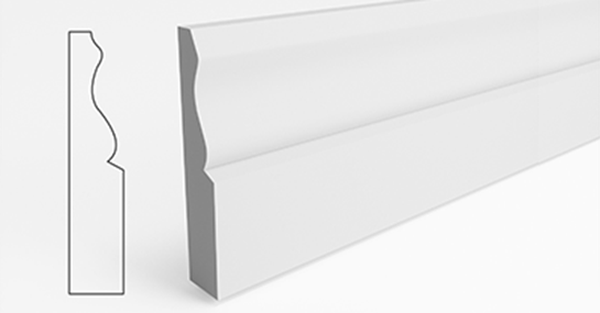 JDT 14.5 x 68mm SILKTRIM MDF OGEE BEAD PROFILE 233 ARCHITRAVE PER MTR FSC