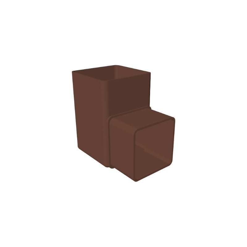 FREEFLOW SQUARE OFFSET BEND 90deg LEATHER BROWN FRS524LB