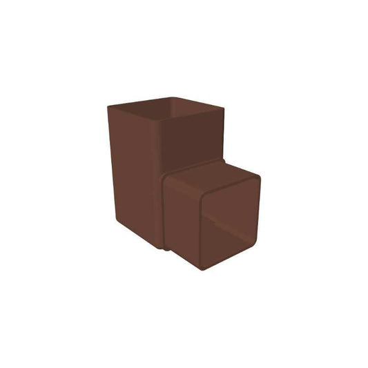FREEFLOW SQUARE OFFSET BEND 90deg LEATHER BROWN FRS524LB