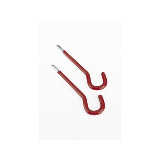 ROTHLEY HQYYH10362 PACK OF 2 ALL PURPOSE HOOKS RED