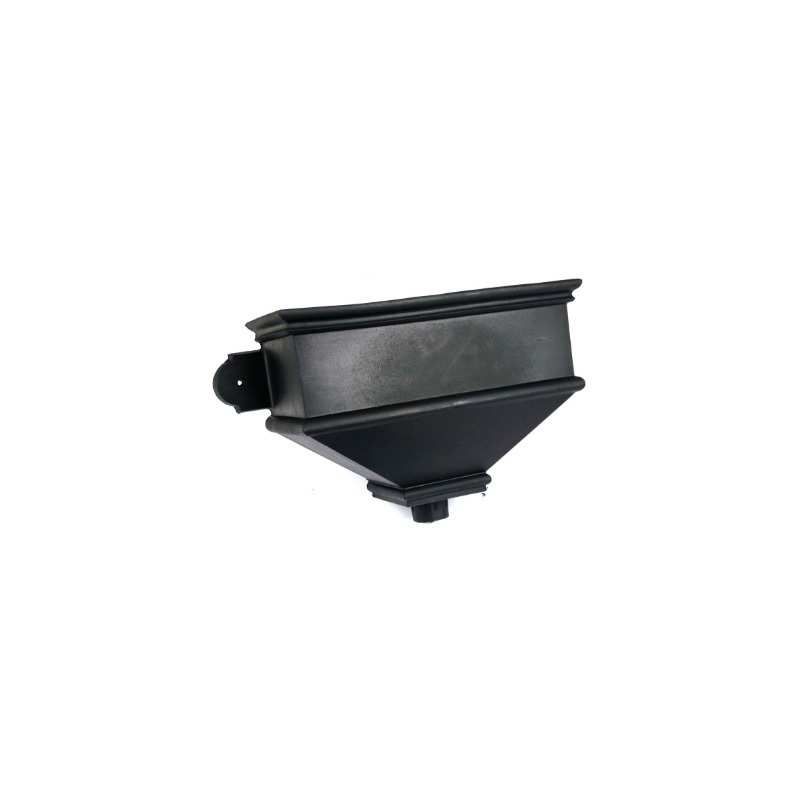 BRETT CAST IRON STYLE HOPPERS LONG UNDATED BLACK BRH5