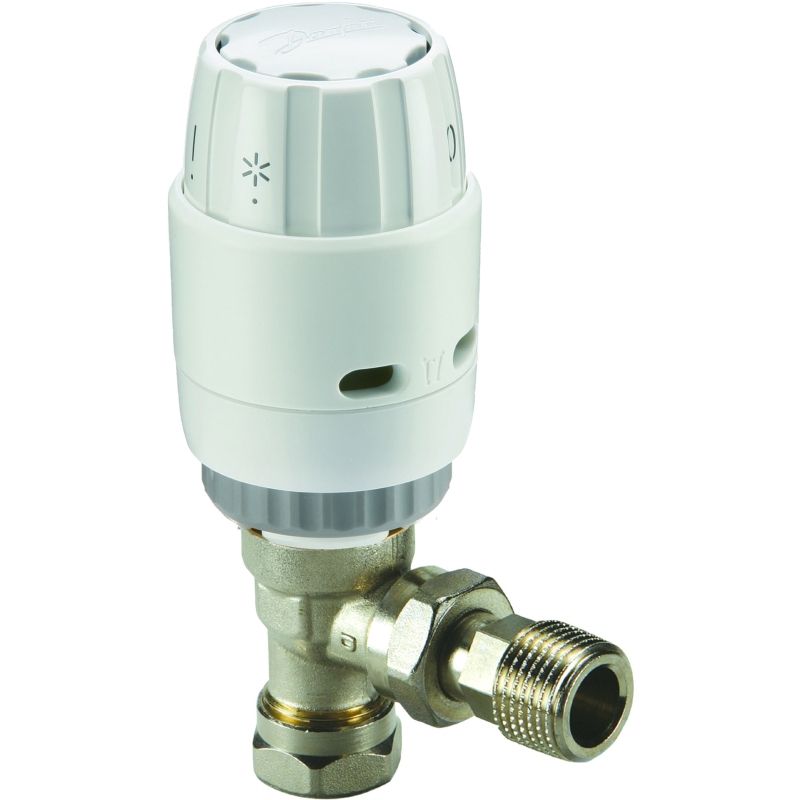DANFOSS THEMOSTATIC RADIATOR VALVE RAS-C2 ANGLE TRV 8mm/10mm 12143 013G605500