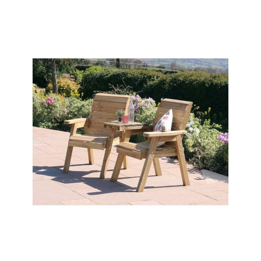 ZEST CHARLOTTE COMPANION SEAT 1.9 x 0.95 x 0.99m GREEN 27816