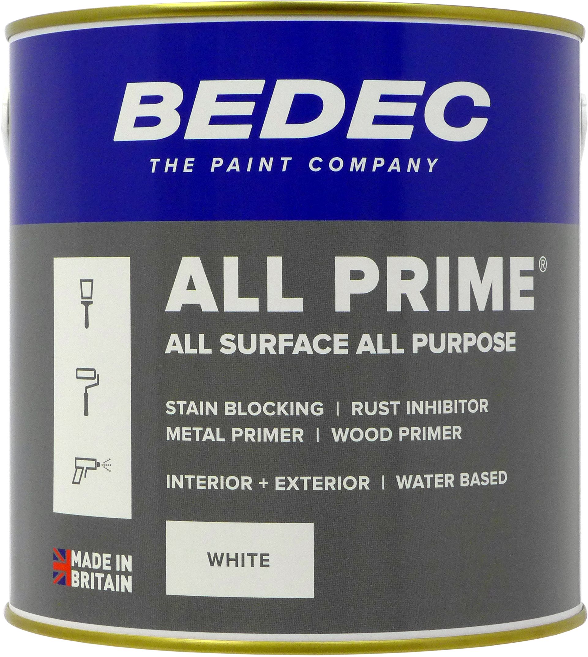 BEDEC ALL PRIME ALL SURFACE PRIMER 2.5l WHITE BEDE2PR0002/40