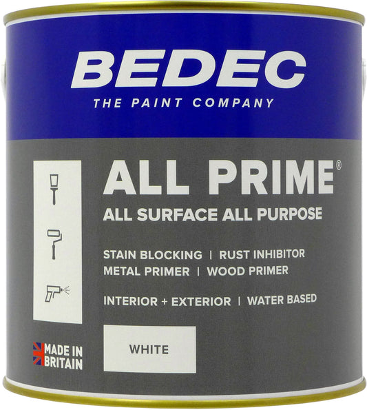 BEDEC ALL PRIME ALL SURFACE PRIMER 2.5l WHITE BEDE2PR0002/40