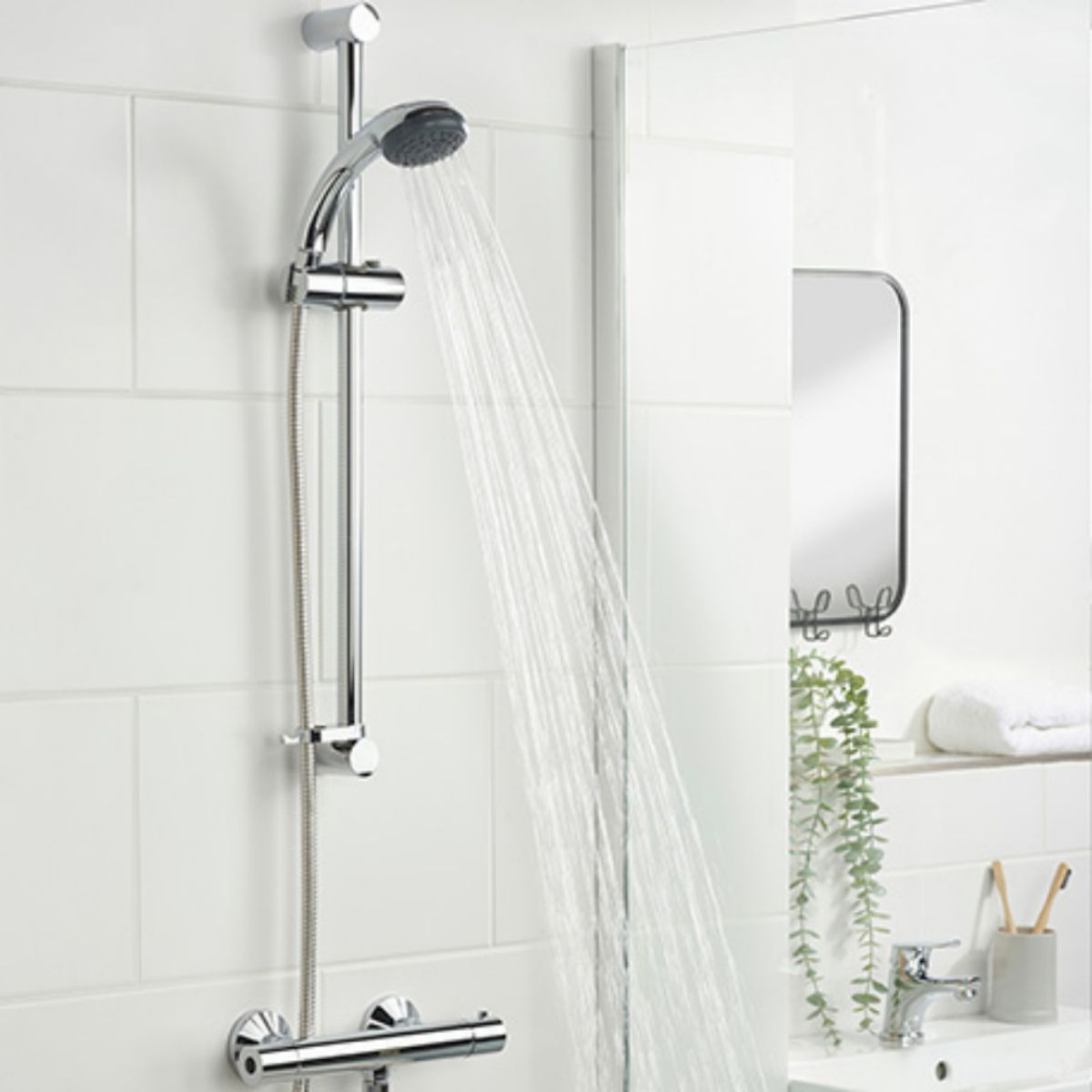 BRISTAN ZISHXSMCTC ZING BAR SHOWER & SINGLE FUNCTION KIT