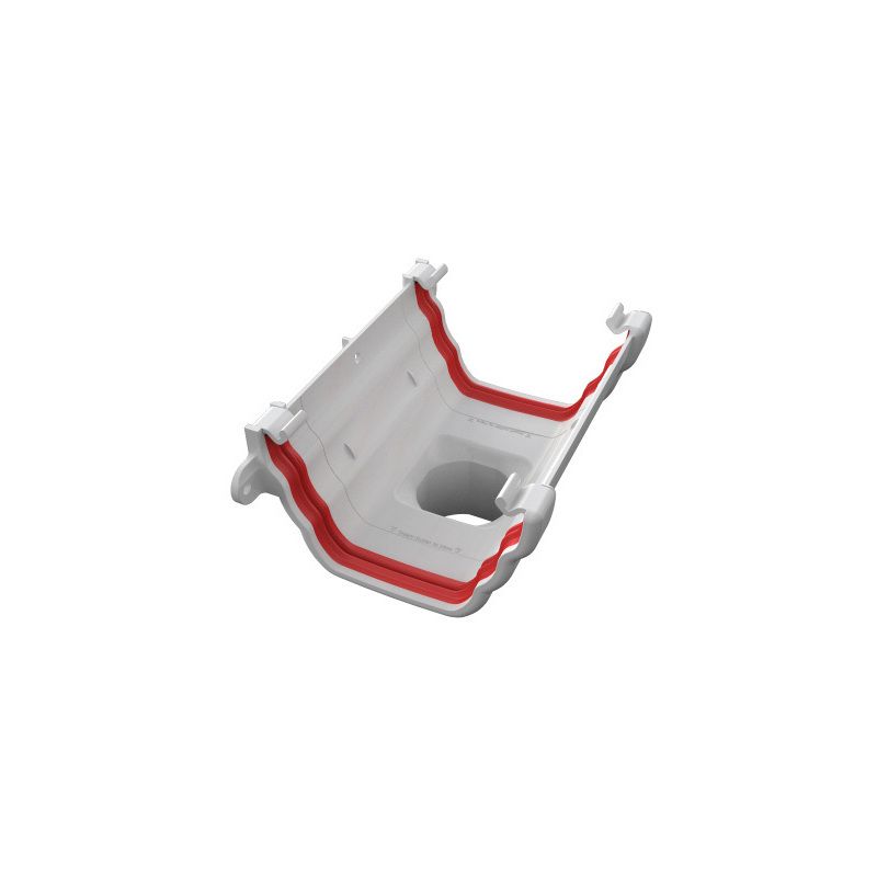 FREEFLOW OGEE RUNNING OUTLET WHITE FRO605