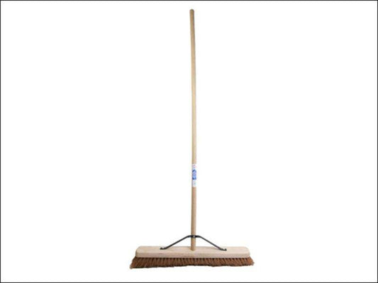 CB BASS BROOM WITH METAL STAY & HANDLE 24" x  4' H.12/HS45