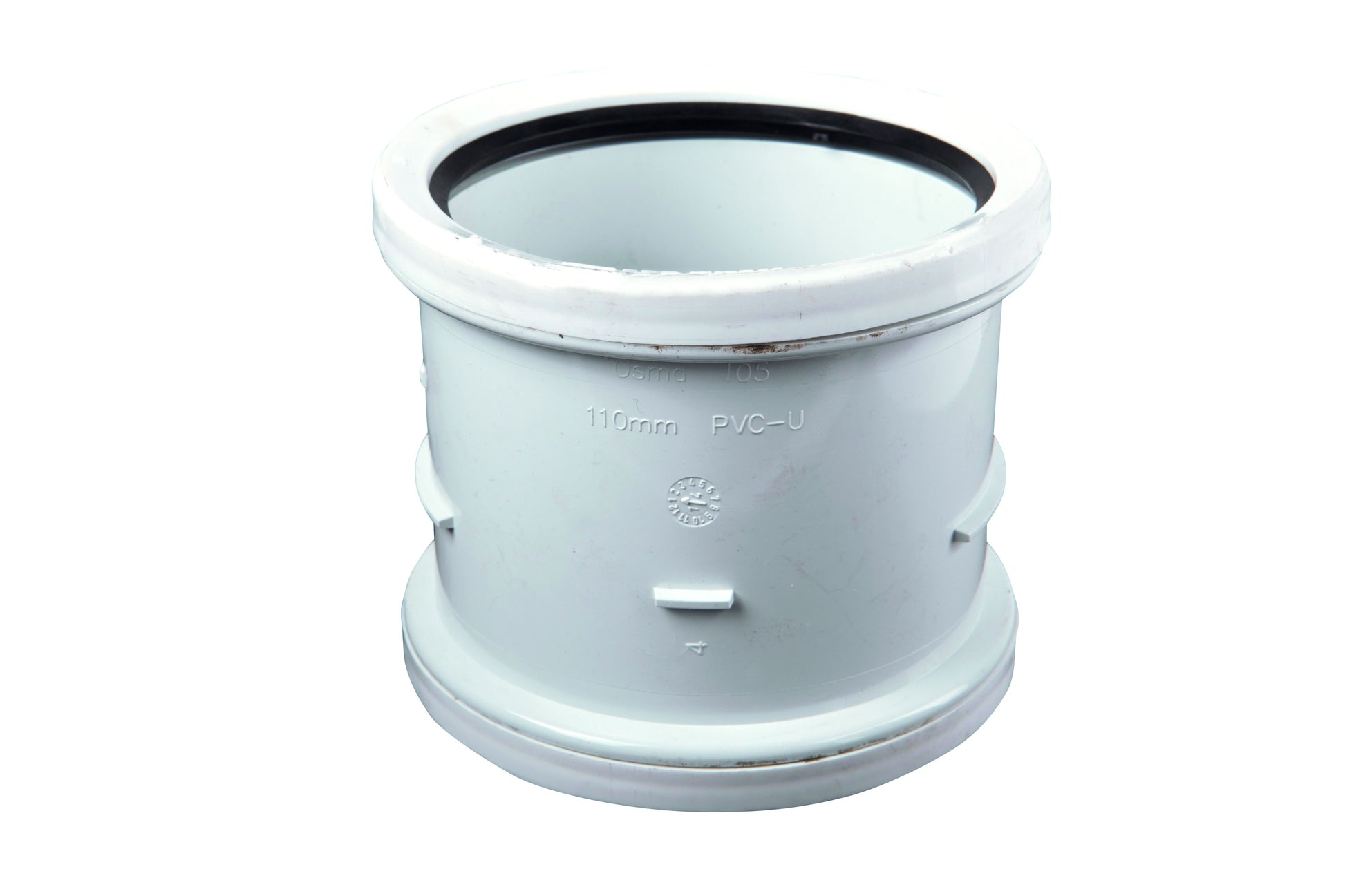 OSMA 4S105 SOIL DOUBLE SOCKET COUPLER 110mm 4S105W WHITE
