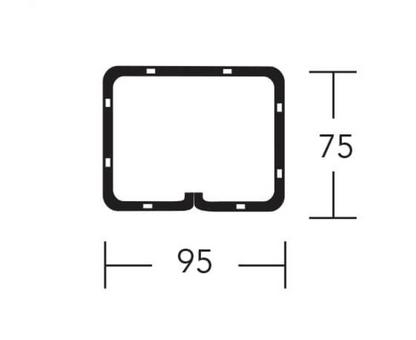 KEYSTONE STEEL BOX LINTEL BOX/K-75 1500 x 75mm HIGH KBX7515