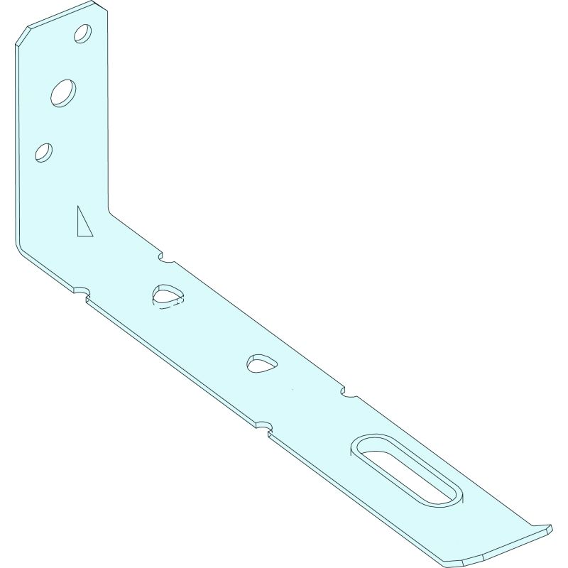 GALV SAFETY-ENDED FRAME CRAMPS 100mm