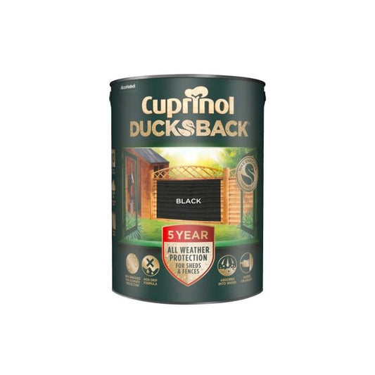 CUPRINOL DUCKSBACK PAINT 9l BLACK 5216323