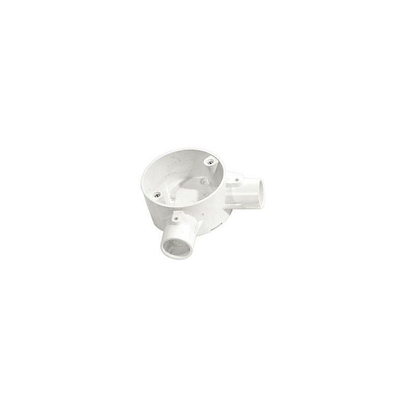 UNIVOLT CB20/AWH CONDUIT ANGLE BOX 20mm WHITE