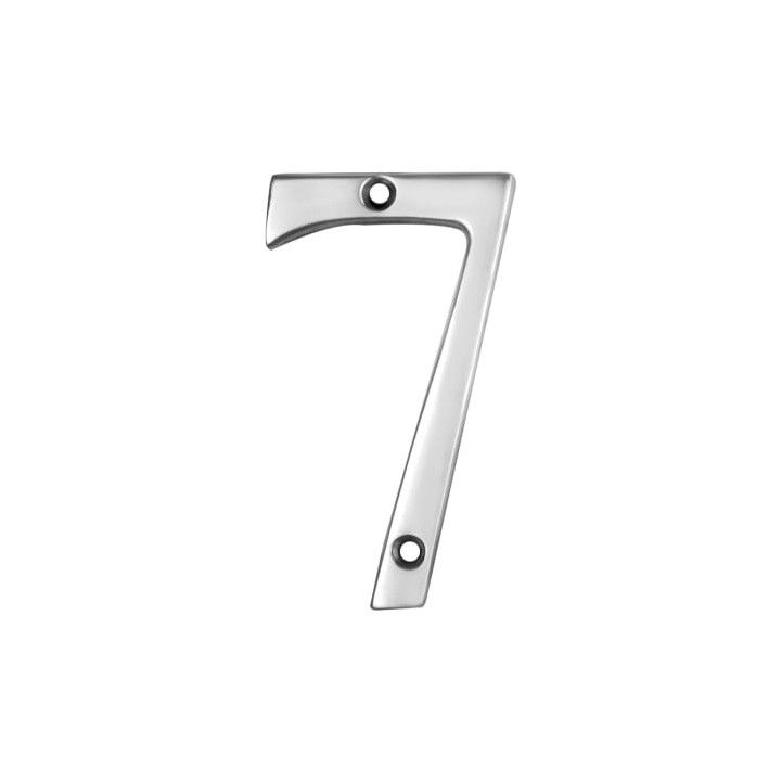 CARLISLE BRASS NUMERAL FACE FIX NO.7 76mm CP N7CP