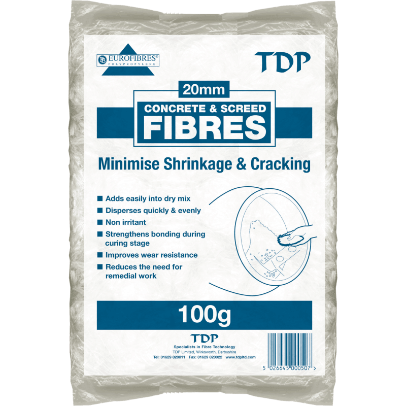 GROWTIVATION SWCF1 100g CONCRETE & MORTAR SCREED FIBRES