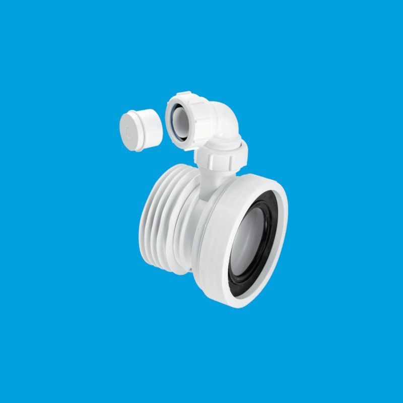 MCALPINE WC-CON1V PAN CONNECTOR WITH VENT BOSS 32mm 62035297