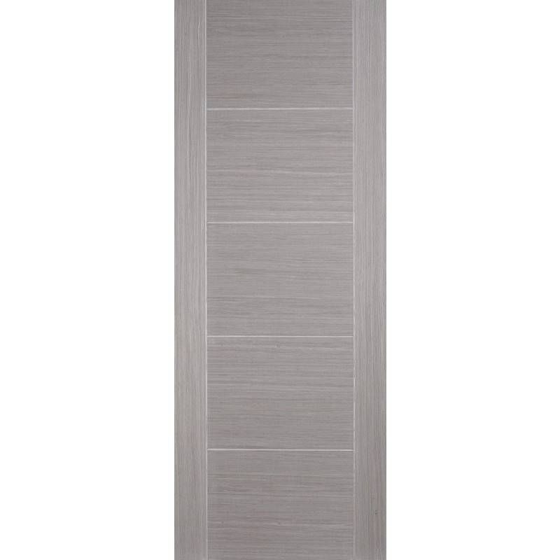 LPD LIGHT GREY PRE-FINISHED VANCOUVER DOOR 1981 x 762 x 35mm (30") LGRVAN30