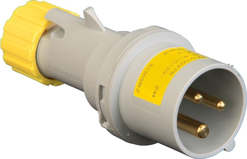 LEWDEN PM16/1000FPB PLUG IP44 16A 110V 2P+E YEL